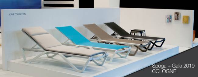 Шезлонг-лежак металлический Wave тортора, белый 1910х715х300 мм Шезлонг-лежак металлический Wave тортора, белый 1910х715х300 мм