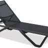 Шезлонг-лежак металлический Wave Paint антрацит 1910х715х300 мм Шезлонг-лежак металлический Wave Paint антрацит 1910х715х300 мм