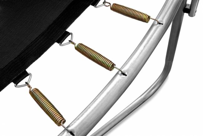 Батут "Smile outside", зеленый 10ft с защитной сеткой и лестницей