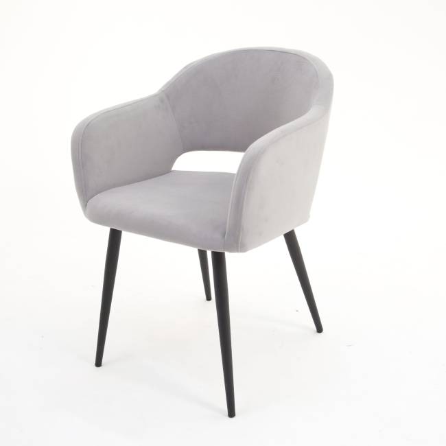 Стол Монте К 100 орех с креслами Пичч велюр серый Стол Монте К 100 орех с креслами Пичч велюр серый