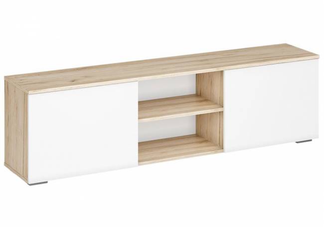 Алетра ТБ01-1600 дуб крафт серый / глянец белый