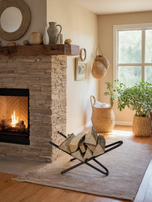 Дровница 2 черный