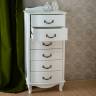 Комод Джульетта узкий 6 ящ., молочный дуб Л Комод Джульетта узкий 6 ящ., молочный дуб Л