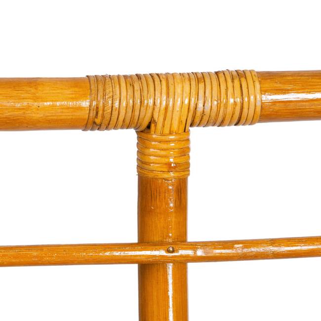 Диван Мамасан/Mamasan (23/02 W) /с подушкой/ 169х102х80см, пекан орех, матрац 182х119см, ткань серо-бежевая 3м 16/2 Pecan (орех)