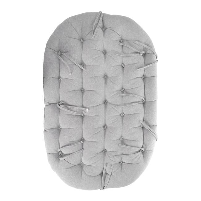 Диван Мамасан/Mamasan (23/02 W) /с подушкой/ 169х102х80см, пекан орех, матрац 182х119см, ткань серо-бежевая 3м 16/2 Pecan (орех)