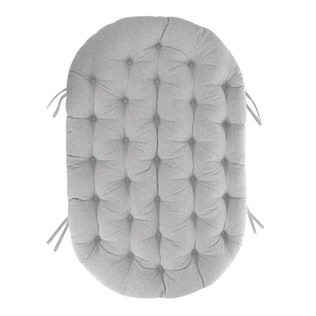 Диван Мамасан/Mamasan (23/02 W) /с подушкой/ 169х102х80см, пекан орех, матрац 182х119см, ткань серо-бежевая 3м 16/2 Pecan (орех)