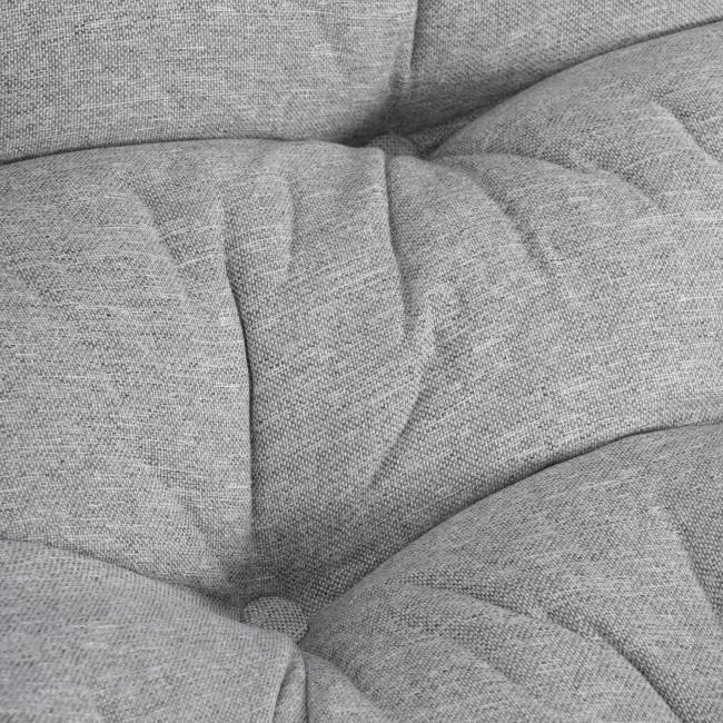 Диван Мамасан/Mamasan (23/02 W) /с подушкой/ 169х102х80см, пекан орех, матрац 182х119см, ткань серо-бежевая 3м 16/2 Pecan (орех)