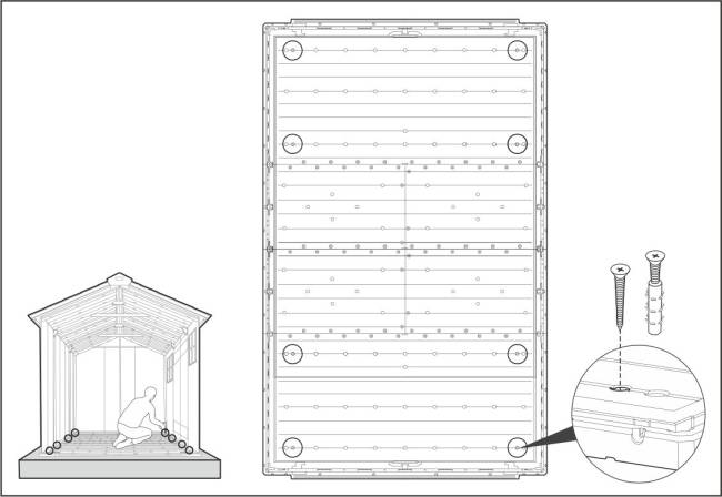 Сарай "Окланд 1175СД" (размеры 342 х 216 см)