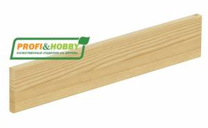 Цоколь 3000 х 95 х 18 сосна экстра сращ.., бесцветный лак