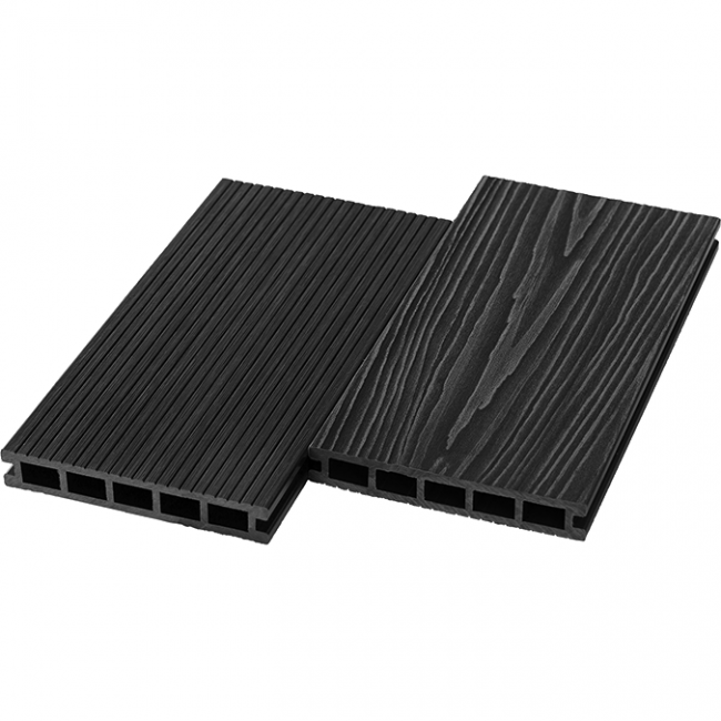 Террасная доска из ДПК UnoDeck Ultra, 150х24х3000/4000 4000, Графит