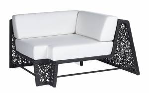 Угловой модуль дивана "Lounge Set", Базальт, Черный