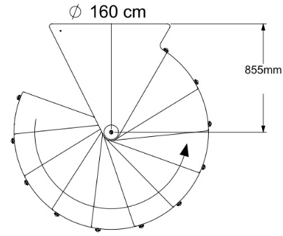 Винтовая лестница Montreal Classic d160 Белый
