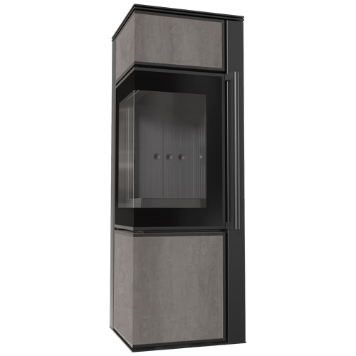 Печь Kratki PRO TORA/S NATURALI PIETRA DI SAVOIA GRIGIA BOCCIARDATA