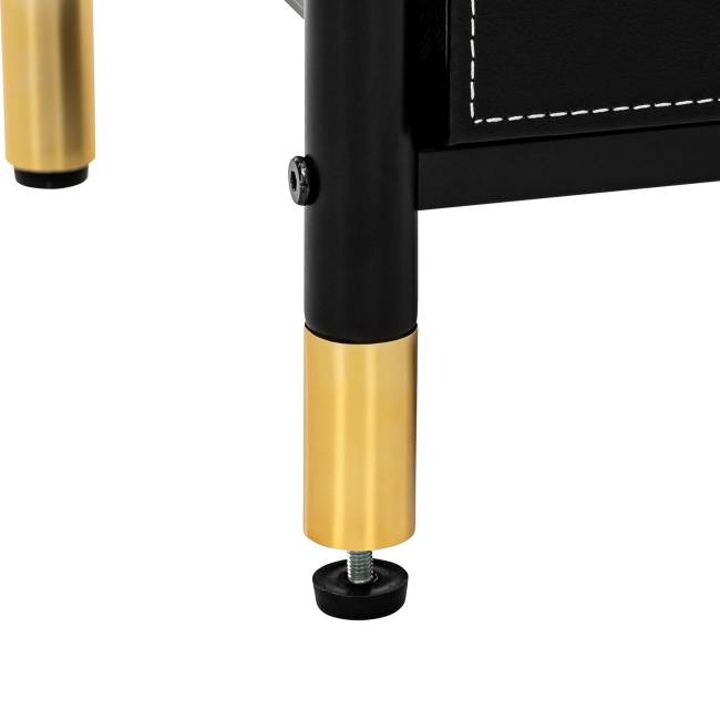 Комод Leset Хайди 9 ящиков Чёрный Чёрный