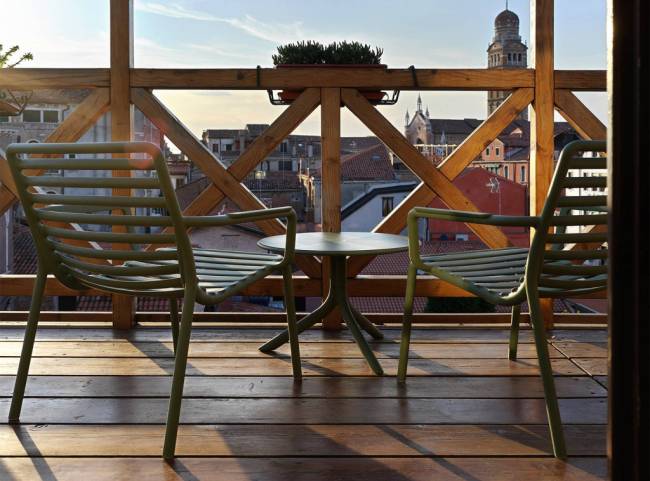 Лаунж-кресло пластиковое Doga Relax агава 700х755х760 мм