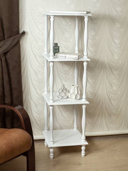 Этажерка П 8 белый Этажерка П 8 белый