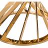 Стол стеклянный Twist gold / black Стол стеклянный Twist gold / black