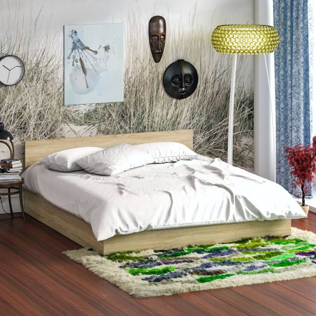 Кровать Стандарт 1800 цвет дуб сонома Кровать Стандарт 1800 цвет дуб сонома