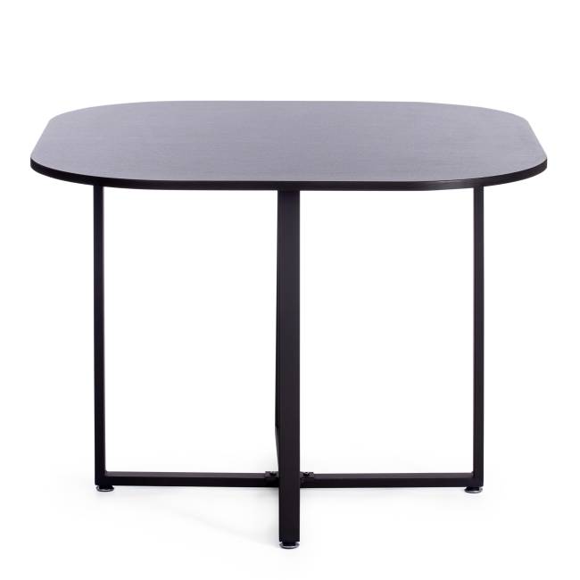 Комплект [стол, 4 стула] Квадрон/Quadron (мод.PT14) стол: МДФ/металл, стул: металл/шенилл, 100х100х73см, 69х56х71см, мокко /черный Mocha (мокко) LY1701-27/черный Стол: МДФ/металл; стул: металл/шенилл