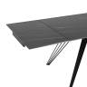 Стол обеденный Пандора раскладной 180-280*90 керамика темная