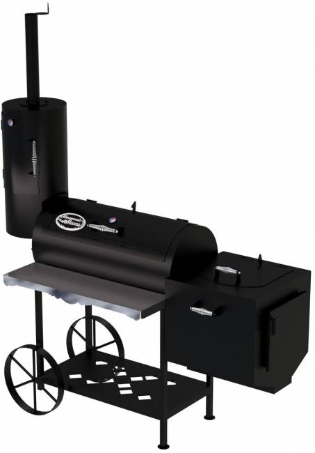 Гриль-Смокер казан XXL, из стали толщиной 4 мм в термостойкой покраске Гриль-Смокер казан XXL, из стали толщиной 4 мм в термостойкой покраске