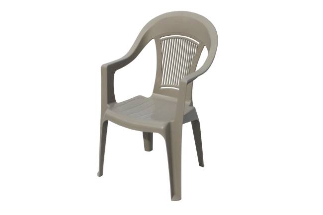 Кресло пластиковое "Фламинго" (серое)