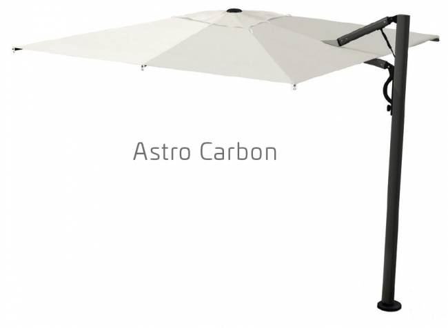 Зонт профессиональный 3.5х3.5 м Astro Carbon графит, слоновая кость 3500х3500 мм