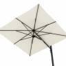 Зонт профессиональный 3.5х3.5 м Astro Carbon графит, слоновая кость 3500х3500 мм