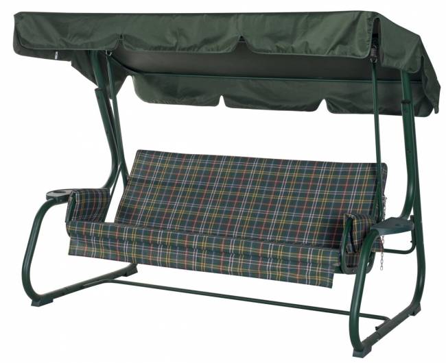 Садовые качели "Варадеро" (Ибица) зеленые