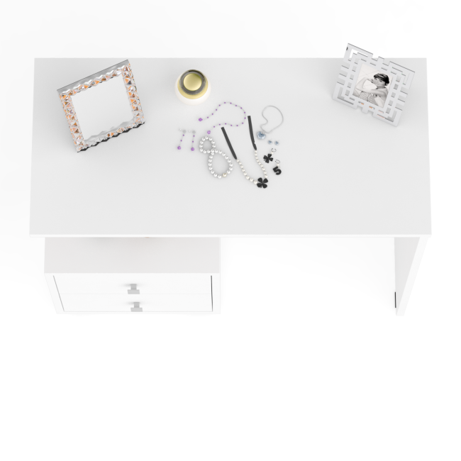 Стол косметический Камелия цвет белый