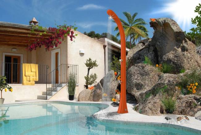 Душ солнечный Happy One F 120 белый 165х225х2100 мм