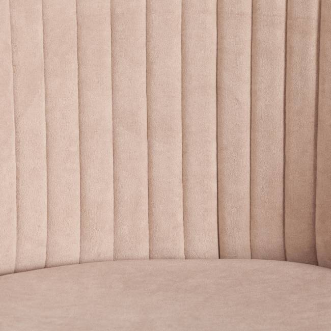 Кресло Мелоди/Melody флок , бежевый, 7 бежевый флок Кресло Мелоди/Melody флок , бежевый, 7 бежевый флок