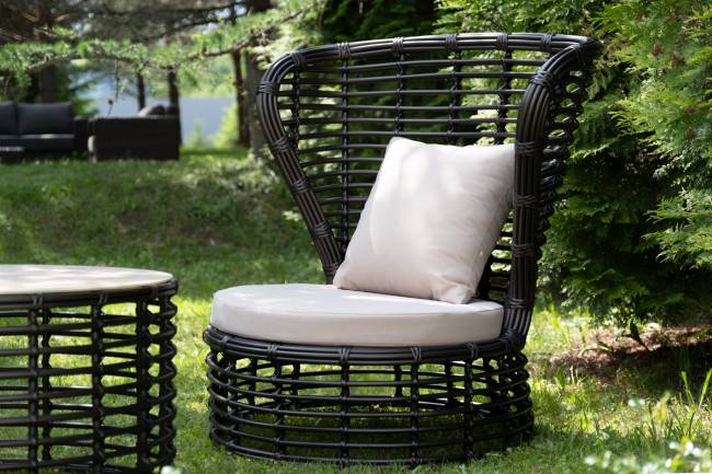 "Парма" кофейный комплект из искусственного ротанга, цвет бронзовый "Парма" кофейный комплект из искусственного ротанга, цвет бронзовый