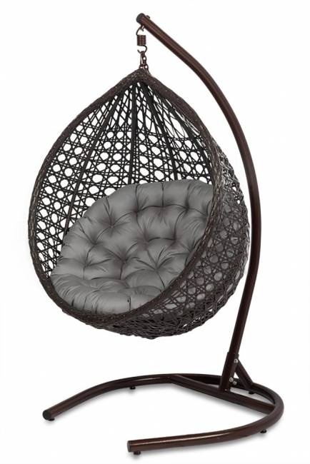 Подвесное кресло из искусственного ротанга "FRESCO", коричневый Подвесное кресло из искусственного ротанга "FRESCO", коричневый