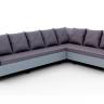 MOKKA БЕЛЛА / BELLA диван угловой, серый MOKKA БЕЛЛА / BELLA диван угловой, серый