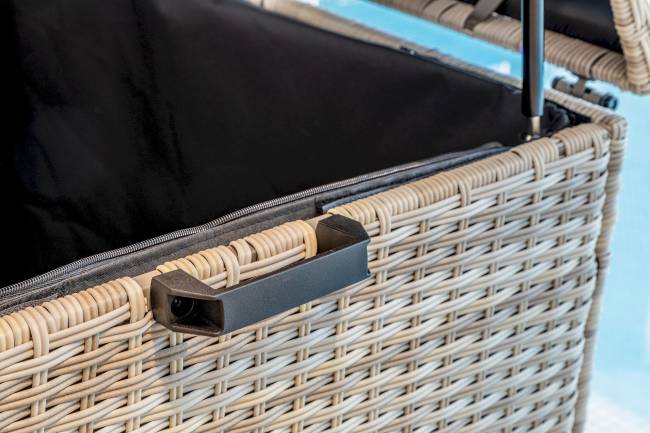 Сундук для хранения KARL 120 c колесиками бежевый Сундук для хранения KARL 120 c колесиками бежевый