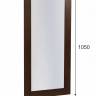 Зеркало навесное Берже 24-105 темно-коричневый 105 см х 65 см