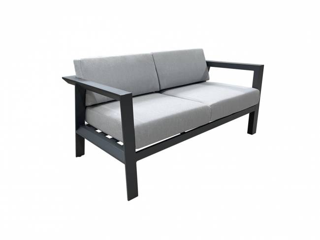 Диван двухместный Graphite из алюминия