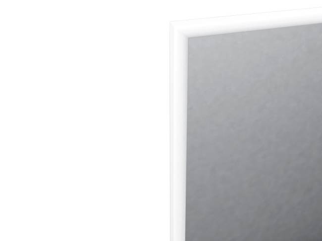 Зеркало настенное в раме Сельетта-6, белый 110 см х 40 см