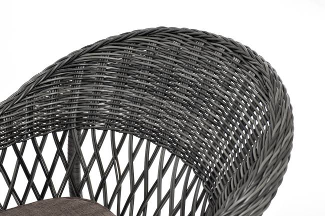 "Сицилия" обеденная группа плетеная, цвет графит "Сицилия" обеденная группа плетеная, цвет графит