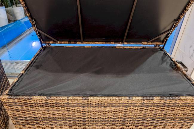 Сундук для хранения KARL 120 c колесиками коричневый