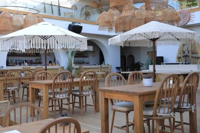 Зонт профессиональный Ø2.5 м Avocado Boho бежевый Ø2500 мм