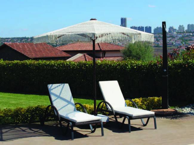 Зонт профессиональный Ø2.5 м Avocado Boho бежевый Ø2500 мм