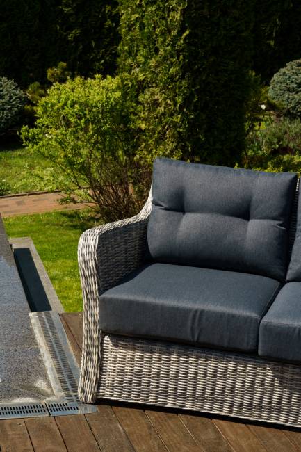 Диван 3-х местный "Венеция", серый