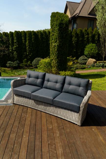 Диван 3-х местный "Венеция", серый