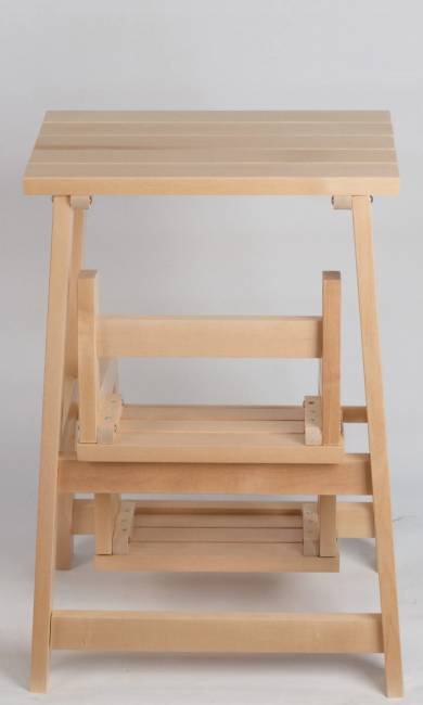 Табурет-стремянка Марк, Натуральное дерево