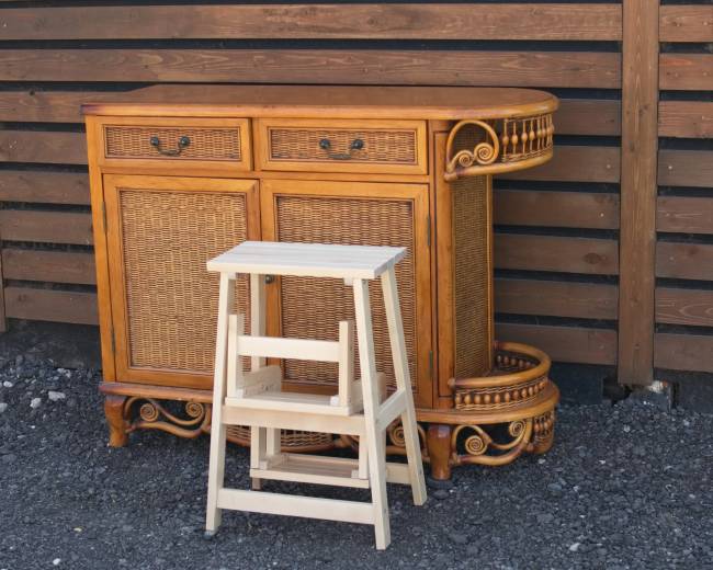 Табурет-стремянка Марк, Натуральное дерево