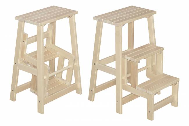 Табурет-стремянка Марк, Натуральное дерево