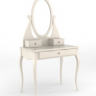 Туалетный стол Малонн Арри с секретером и зеркалом Белый