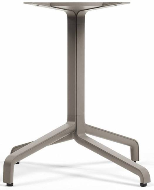 Стол пластиковый обеденный Frasca Maxi Fix Laminato тортора Ø800х720 мм